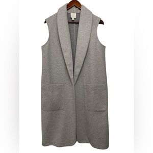 Joie ($248USD) Gray Open Duster Sweater Vest